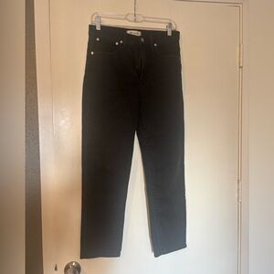 Madewell Women's Black Straight Leg Jeans